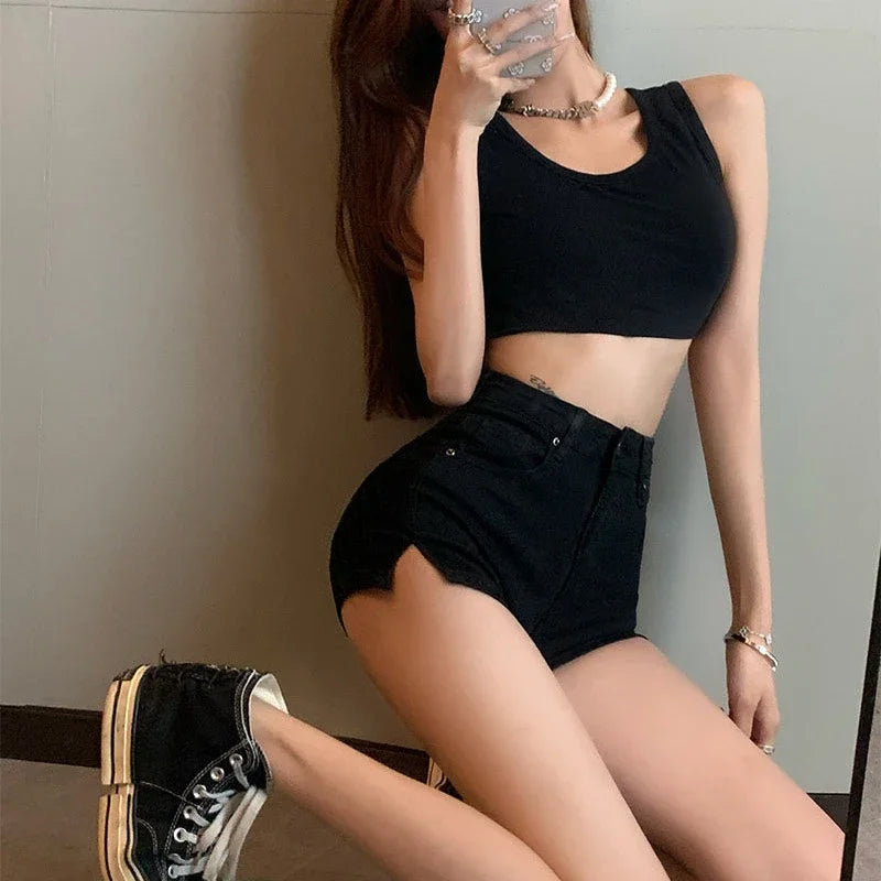 Denim Shorts for Women Booty Skinny Tight Short Jean Pants Woman Summer Micro Mini Wholesale Elasticty Korean Style To Wear Hot