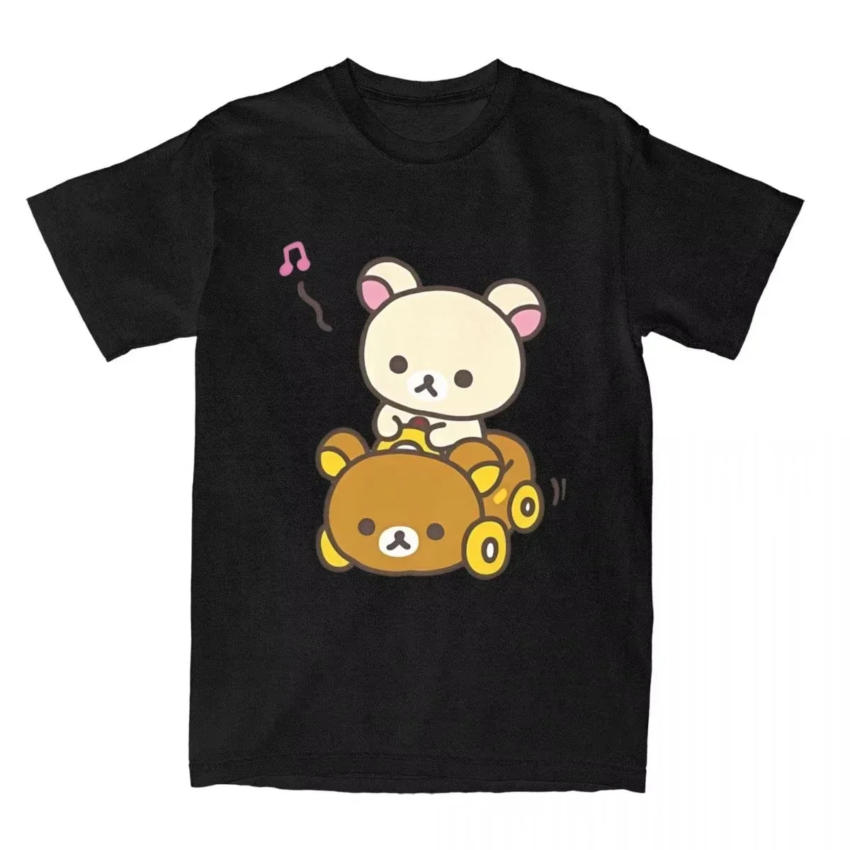 Women's round-neck short-sleeve T-shirt with car hip-hop style, summer short-sleeve T-shirt, streetwear for women