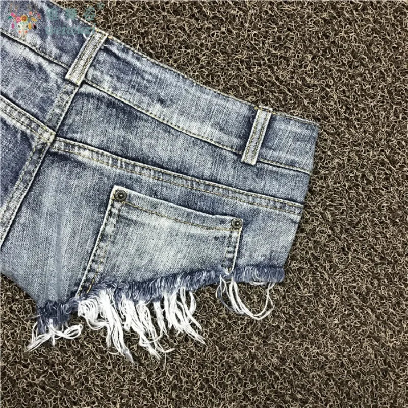 Harajuku Y2K Rivet Women Denim Shorts Sexy Low Rise Denim HOT pants JEANS Nightclub Pole Dance DS Mini Shorts Flirting Uniform