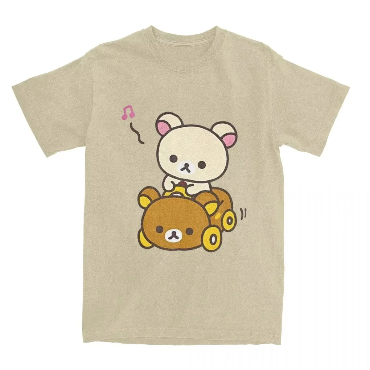Women's round-neck short-sleeve T-shirt with car hip-hop style, summer short-sleeve T-shirt, streetwear for women